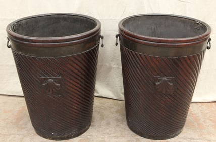 PAIR PEET BUCKETS