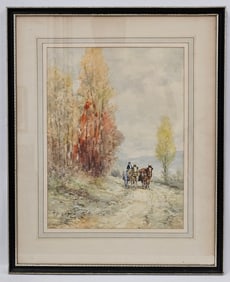 LOT OF 2 CLAGHORN WATERCOLORS