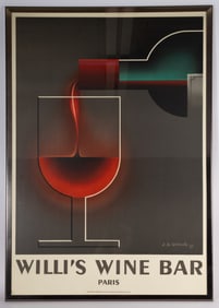 WILLI'S WINE BAR LITHO