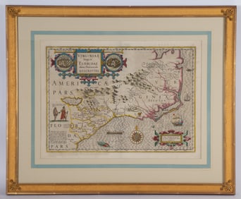 VIRGINIA ET FLORIDA MAP