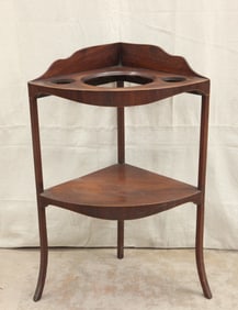 ANTIQUE CORNER WASHSTAND
