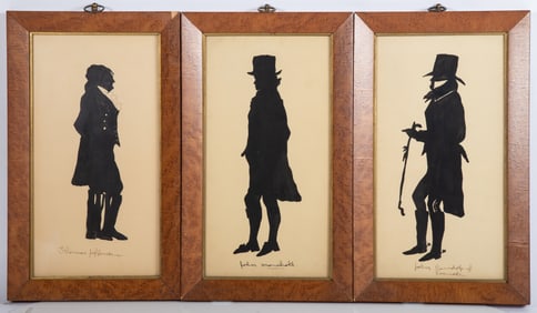 (3) FULL FIGURE SILHOUETTES