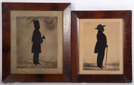 (2) FULL FIGURE SILHOUETTES