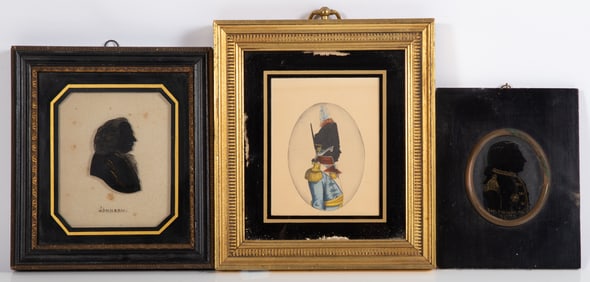 (3) ANTIQUE SILHOUETTES