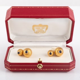 CARTIER 18K CUFFLINKS