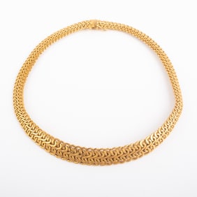 14K YELLOW GOLD NECKLACE