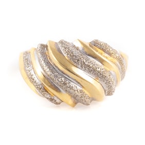 14K TWO-TONE RING