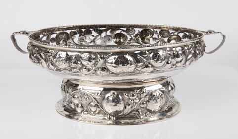 800 SILVER "HALF MOON CROWN" BOWL