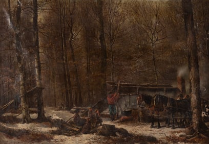 H. NEWELL GENRE PAINTING