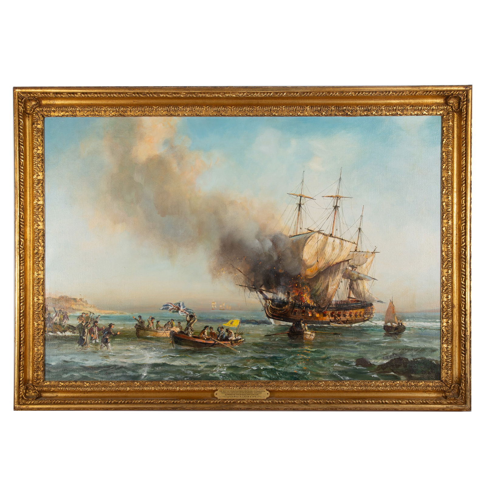 L WILCOX NAUTICAL PAINTING (1 of 6)