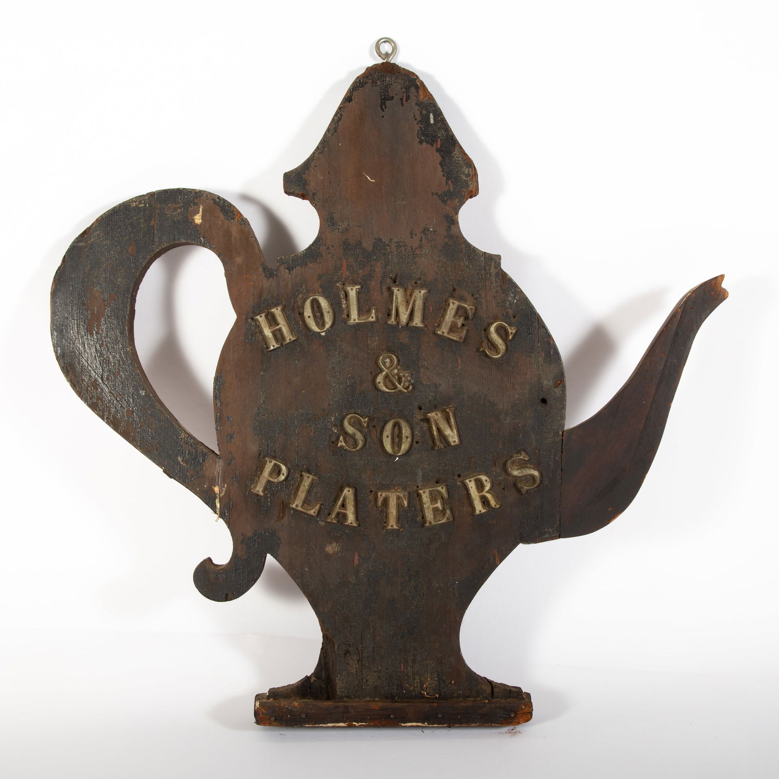 RARE BALTIMORE SILVER PLATING TRADE SIGN (1 of 3)