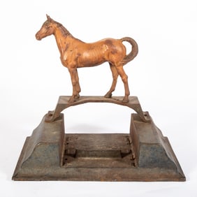 CAST IRON HORSE BOOT SCRAPER