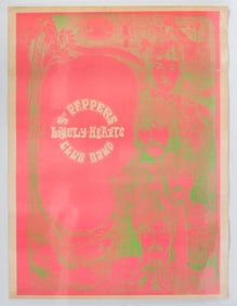 RARE SGT. PEPPERS BEATLES POSTER