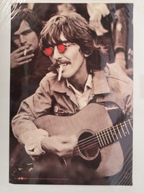 VINTAGE BEATLES HARRISON POSTER