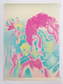 VINTAGE BEATLES McCARTNEY POSTER - AVEDON