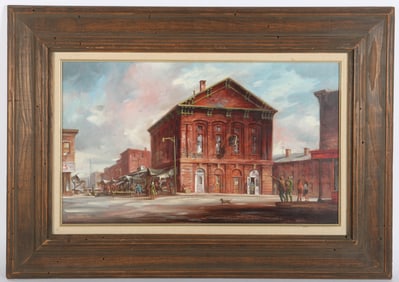 MELVIN MILLER OIL PAINTING