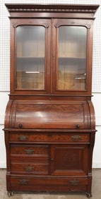 VICTORIAN CYLINDER SECRETARY