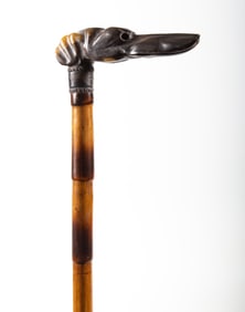DOG HEAD WALKING STICK