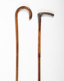 (2) ANTIQUE WALKING STICKS