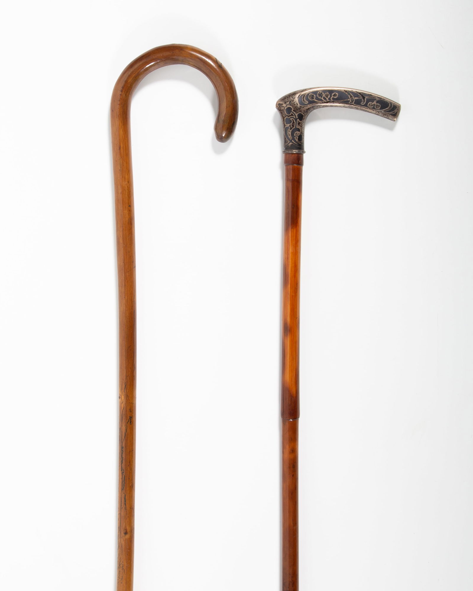 (2) ANTIQUE WALKING STICKS (1 of 5)