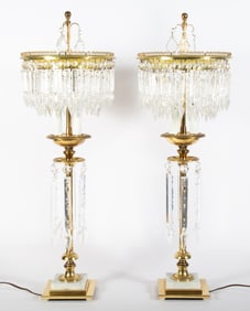 PAIR OF PRISM LAMPS