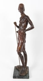 AFRICAN BRONZE FIGURE