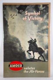 1940's AMOCO POSTER "VICTORY"