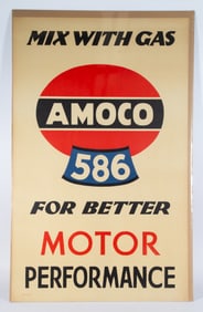 1940'S AMOCO POSTER "586"