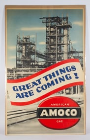 1940's AMOCO POSTER "GREAT THINGS"