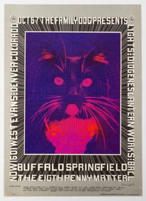 FAMILY DOG / BUFFALO SPRINGFIELD D5 VINTAGE POSTER