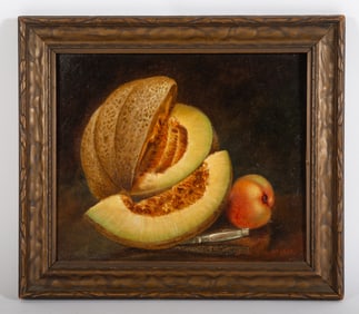 CANTALOUPE STILL LIFE
