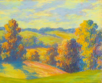 HILLS & TREES LANDSCAPE PAINTING