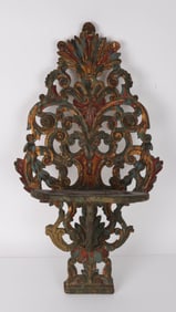 TURKISH (?) WALL SHELF