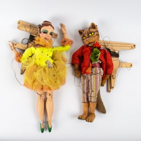 (2) "PAUL'S PUPPETS" MARIONEETS