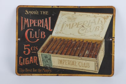 VINTAGE CIGAR AD SIGN