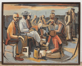 LEONARD SKORKO PAINTINGS (2)