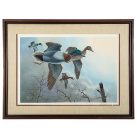 BINKS MALLARDS WATERCOLOR