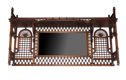 VICTORIAN STICK & BALL MIRROR