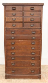OAK MULTI-DRAWER CABINET