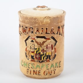 G. W. GAIL & AX TOBACCO HUMIDOR