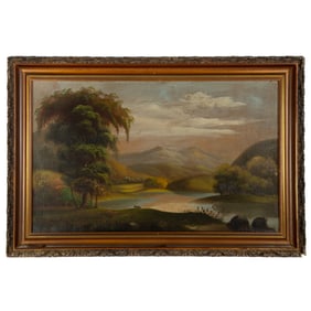 VICTORIAN LANDSCAPE PAINTING