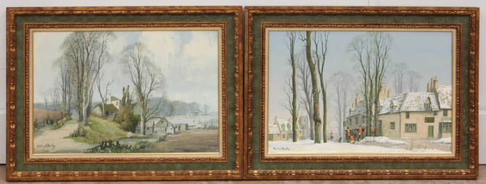 MICHAEL REILLY PAINTINGS (2)