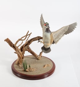 WOOD DUCK CARVING