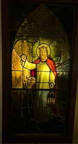 RELIGIOUS STAINED GLASS WINDOW
