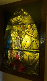 STAINED RELIGIOUS WINDOW