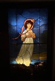 "PINKIE" GLASS WINDOW