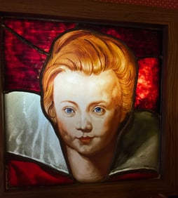 "KING HENRY" STAINED GLASS WINDOW