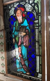 PAIR OF RELIGIOUS WINDOWS