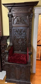 VICTORIAN THRONE CHAIR