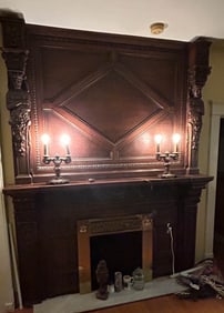 LARGE VICTORIAN MANTEL